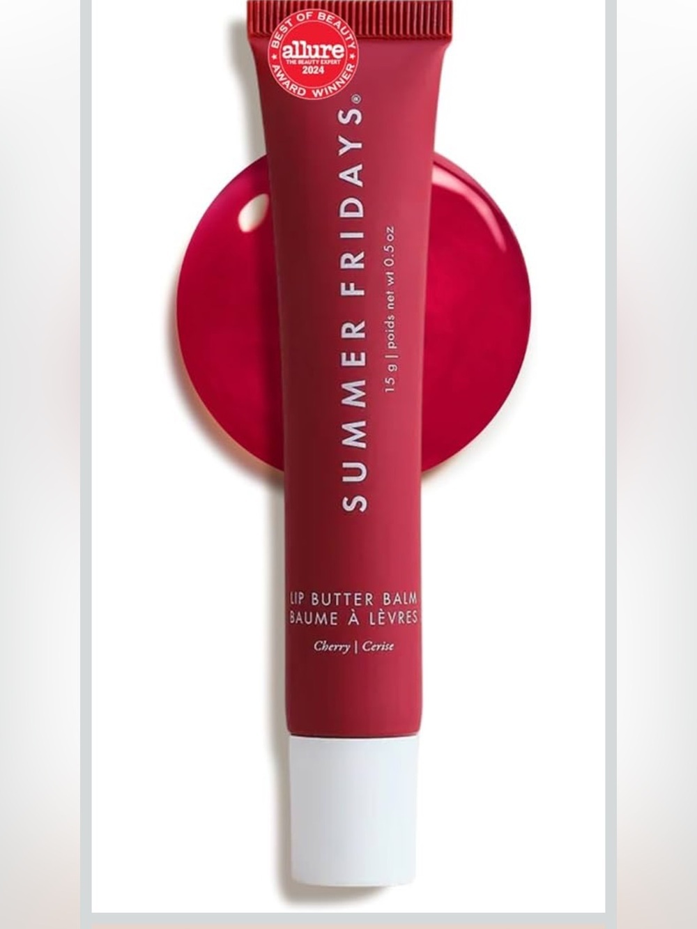 Summer Fridays Cherry Lip Butter Balm - Rich Cherry Pink